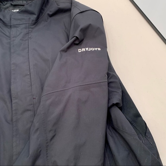 Mens FOOTJOY DryJoys FJ Full Zip Golf Rain Wind Jacket XL - Picture 5 of 10